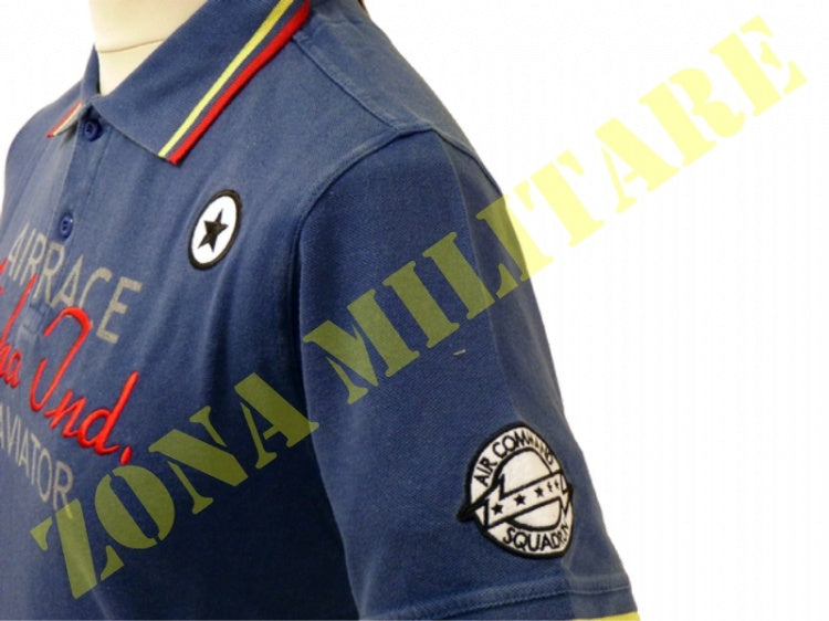 Polo Alpha Industries Modello Aviator Blu