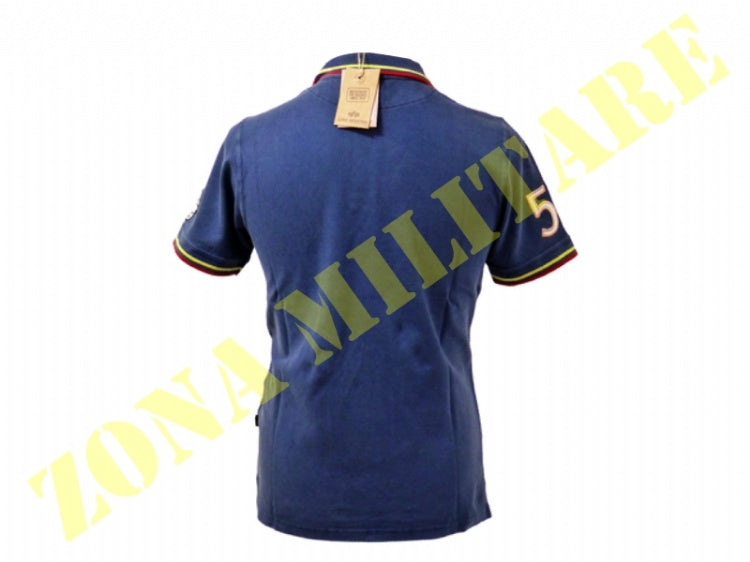 Polo Alpha Industries Modello Aviator Blu