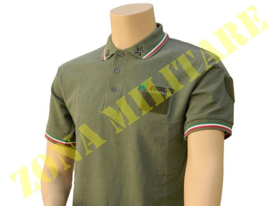 Polo Esercito Algi Completa Di Stelle E Ricami