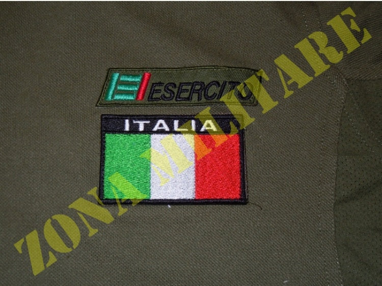 Polo Esercito Sbb Versione 2011 Con Patch E Velcri