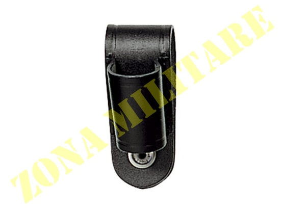 Porta Torce Vega Holster In Pelle Nero Da Cintura