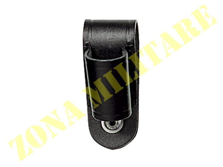 Porta Torce Vega Holster In Pelle Nero Da Cintura