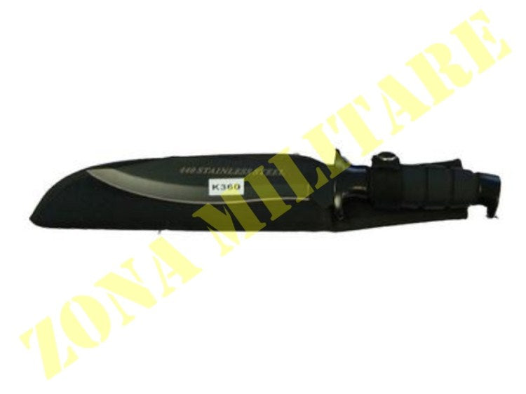 Coltello Marca Royal Raider Black Con Bussola