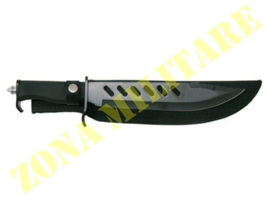 Coltello Hunting Knife Con Rompi Vetro
