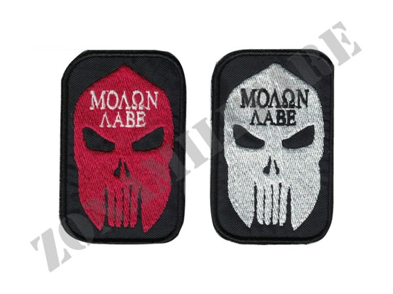 Patch Punisher Moon Ricamata Con Velcro