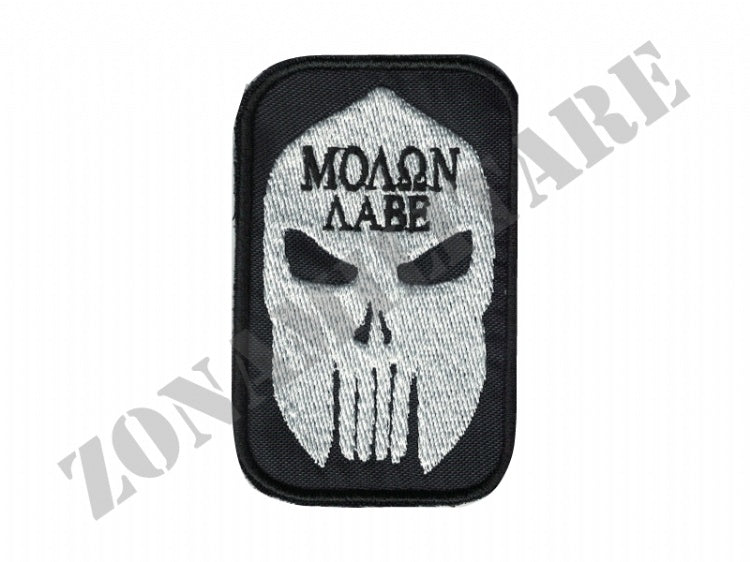 Patch Punisher Moon Ricamata Con Velcro