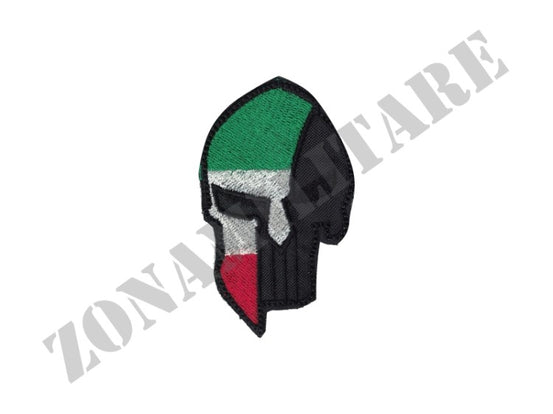 Patch Punisher Sparta Italia Sfondo Nero Occhi Neri