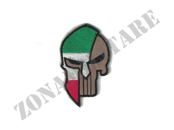 Patch Punisher Sparta Italia Sfondo Tan