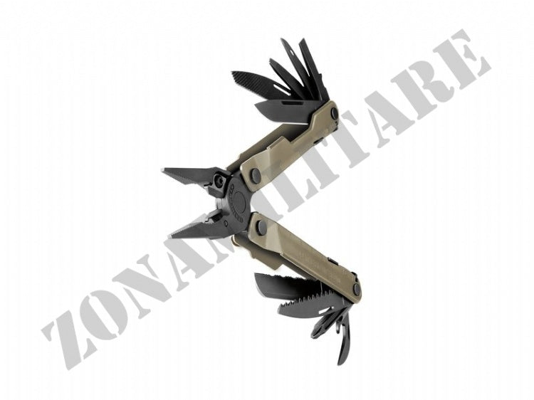 Multifunzione Rebar Coyote Tan Leatherman 17 Utensili