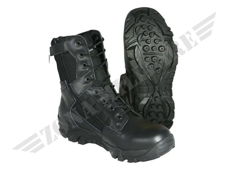 Anfibio Mil-Com Recon Boots Black Con Zip