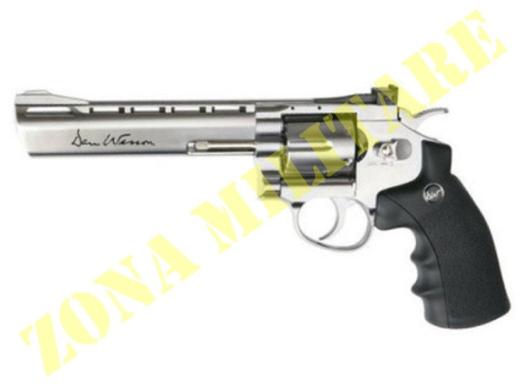Revolver Dan Wesson Canna Inox Da 6'' Cal. 4,5 Biglie Acciaio