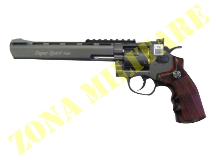 Revolver Win Gun A Gas Canna Da 8'' Brunito