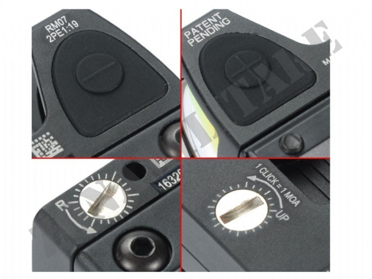 Mirino Red Dot Rmr 20 Mm + Slitta Glock Colore Nero