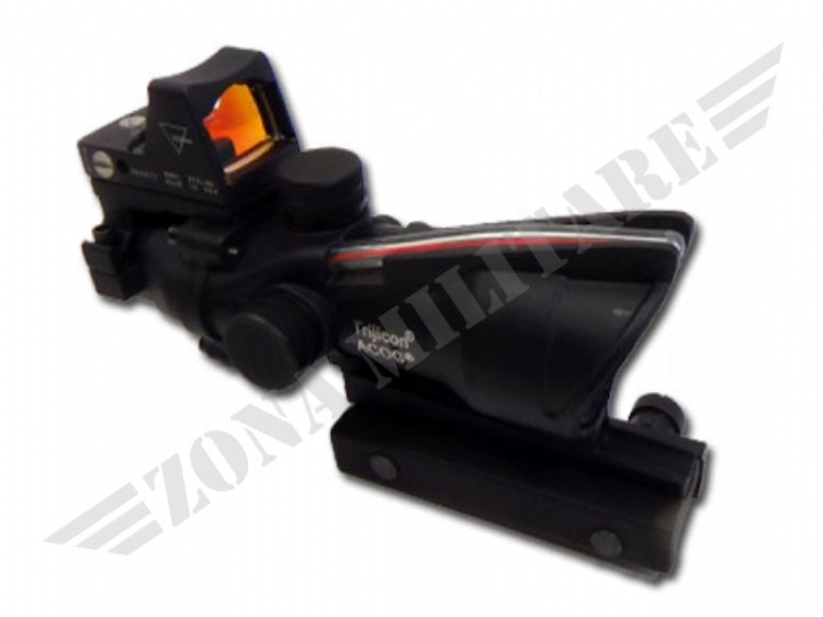 Ottica 4X32 Acog Fibra + Micro Dot Nero Sas