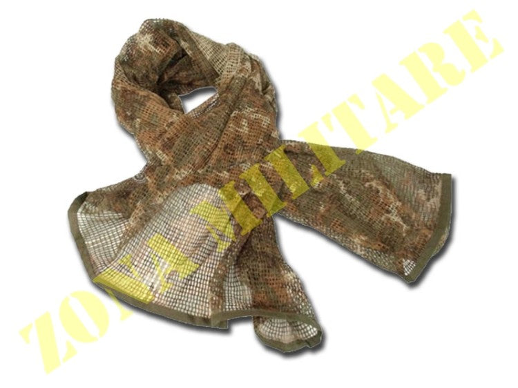 Sciarpa A Rete Fosco Colorazione Mimetica