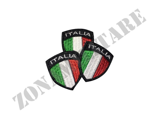 Patch Italia Scudetto Piccolo Con Velcro