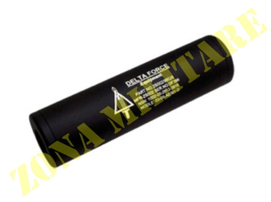 Silenziatore King Arms Modello Delta Force Nero