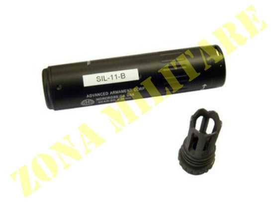 Silenziatore Royal Con Spegnifiamma Colore Nero
