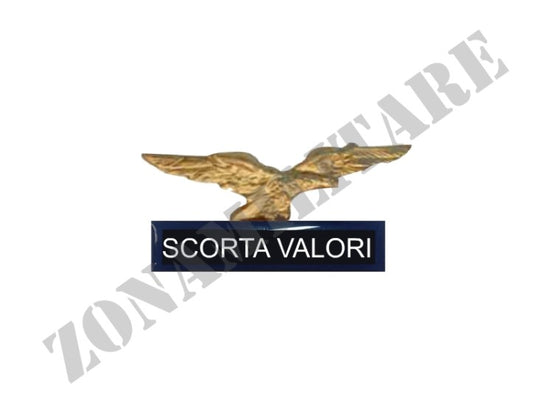 Spilla Guardia Giurata Aquila Scorta Valori