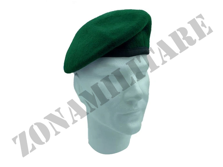 Basco Spagnolo Verde per GDF Con Bordino In Tessuto Gros Grain marca OMD