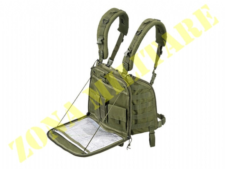 Tattico Defcon 5 Map Chest Rig Verde Od
