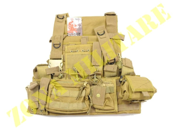 Toppa Ricamata Tactical Security – Militare Tattica – 5 X 7,5 Cm Con Nastro Uncino