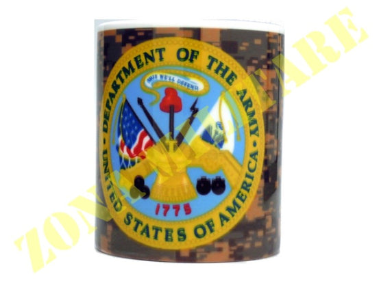 Tazza In Ceramica Con Stampa Army Department