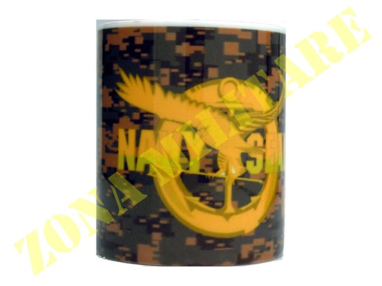 Tazza In Ceramica Con Stampa Navy Seals