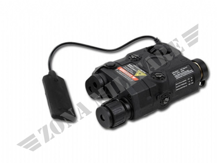 Laser + Torcia An/Peq-15 Colorazione Nera Fma