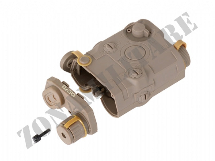 An/Peq-15 Battery Case + Red Laser Desert Fma