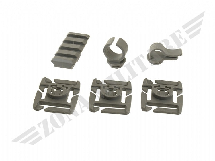 Molle Webbing Attachment Clip Pack Foliage Fma