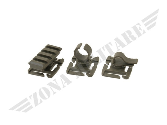 Molle Webbing Attachment Clip Pack Od Green Fma