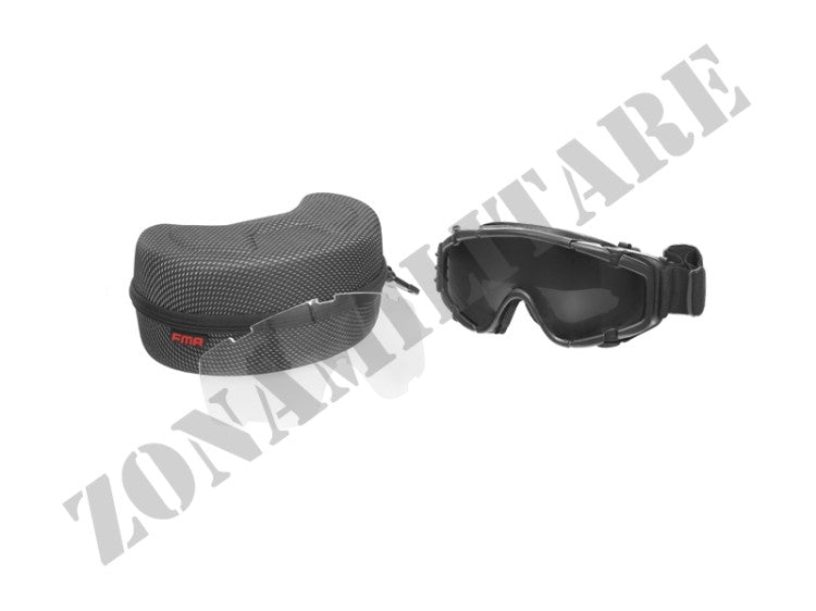 Occhiale Protettivo Built Anti Appannante Fan Black Fma