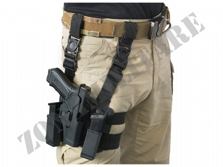 Fondina Cosciale Serpa Cqc Destra Beretta M92 Nera