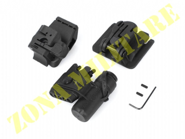 Torcia Tattica Da Elmetto Colorazione Black