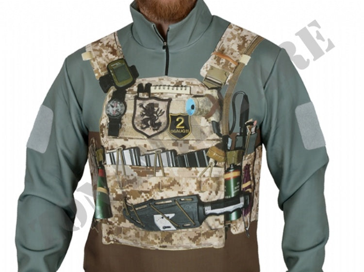 Felpa Devgru Grigio/Marrone Tiernone