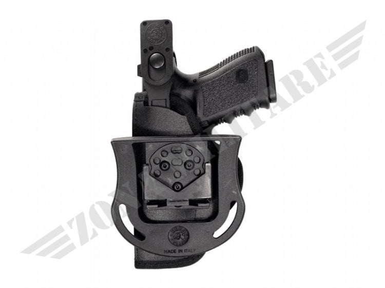 Fondina Da Fianco In Cordura Con Sgancio Rapido Nera