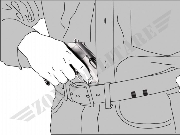 Fondina Interna Sotto Camicia Cuoio VEGA HOLSTER