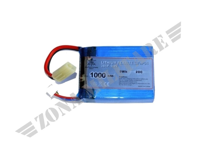 Batteria Life Action Batteries 1000 Mah 9,9V 20C