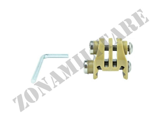 Supporto Gopro Per Fucile Wosport Regolabile Colore Tan