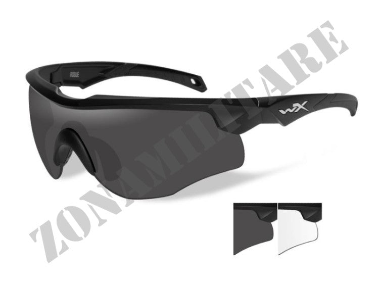 Occhiale Wileyx Tattico 2 Lenti Balistiche Rogue