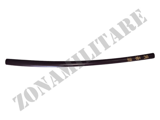 Katana Ornamentale Con Glifi Orientali Oro Sul Manico
