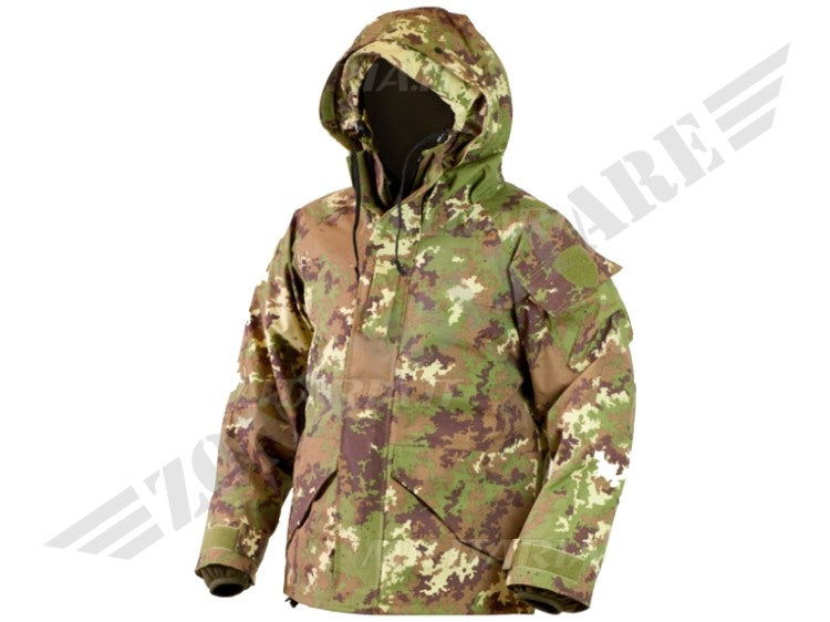Parka Militare Vegetato Italiano Con Pile