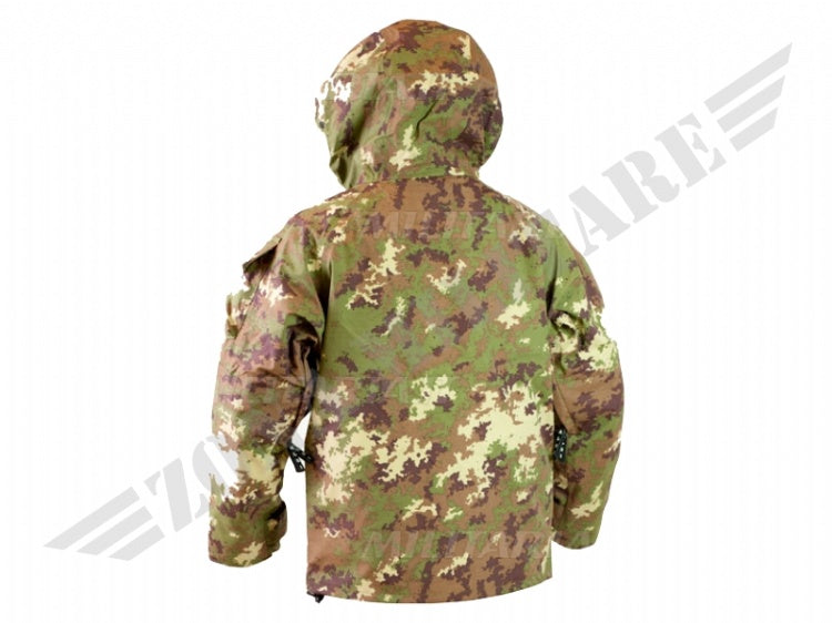 Parka Militare Vegetato Italiano Con Pile