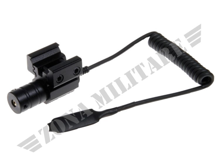 LASER ROSSO Delta Tactics Alluminio Nero