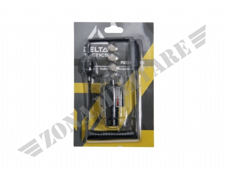 LASER ROSSO Delta Tactics Alluminio Nero