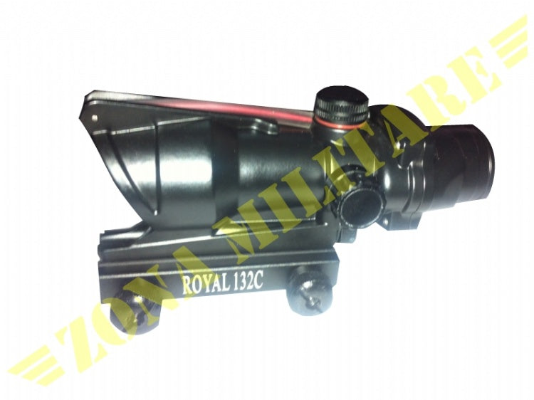 Puntatore Red Dot Con Fibra Ottica E Laser