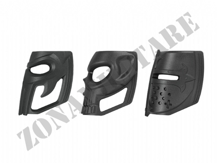 Set Di Impugnature Ornamentali Sostituibili Nero Kublai