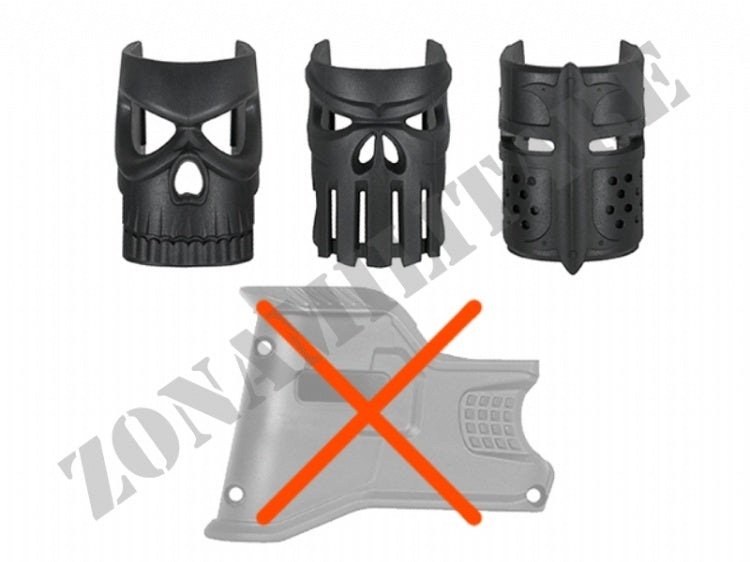 Set Di Impugnature Ornamentali Sostituibili Nero Kublai