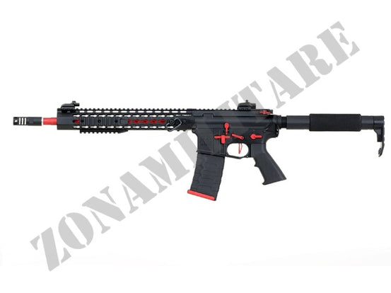 Fucile Asr115X Spyder Ebb Full Metal Nero E Rosso Aps